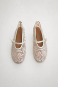 Bailarinas Mary Jane Bordadas
