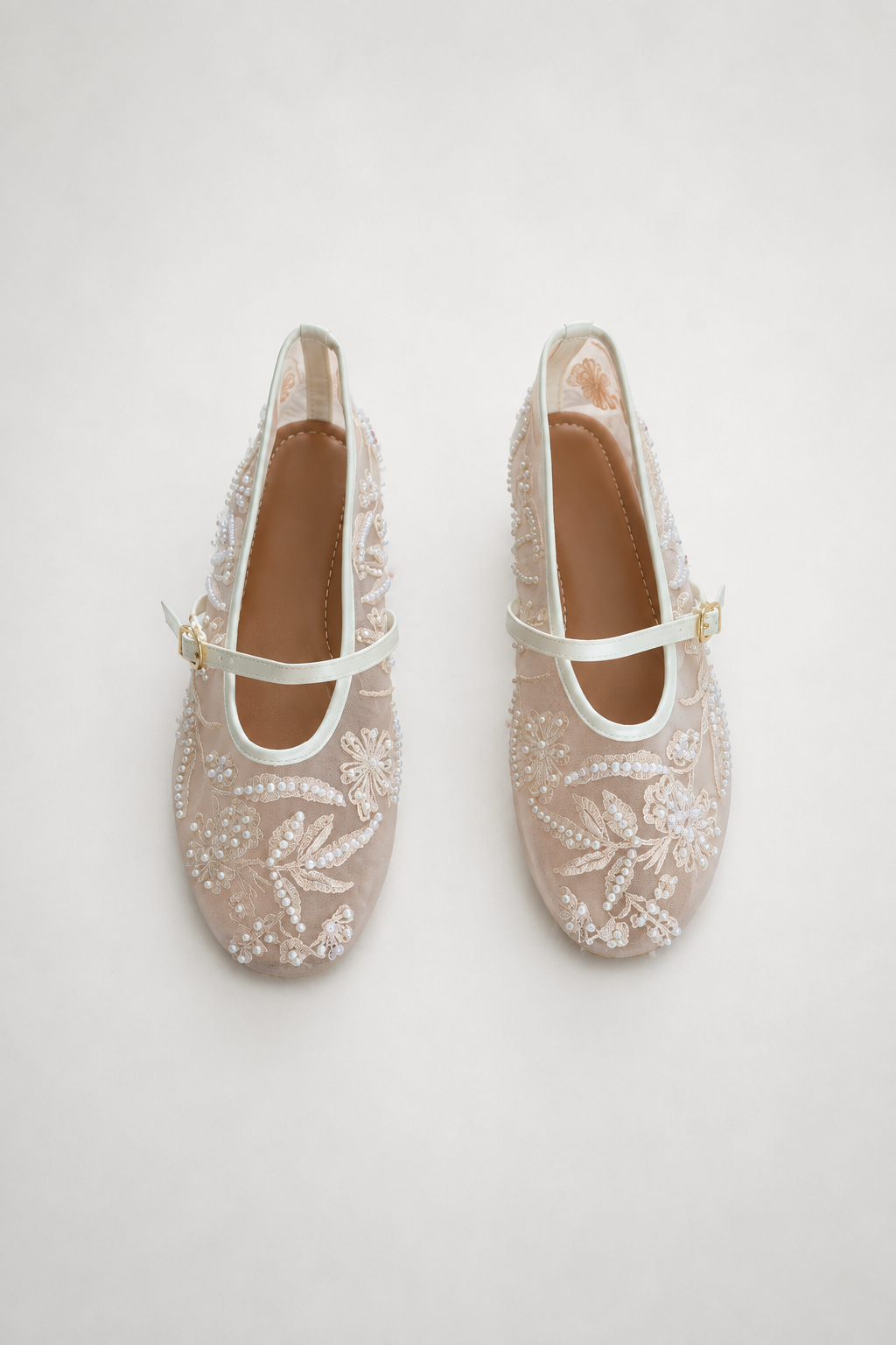 Bailarinas Mary Jane Bordadas