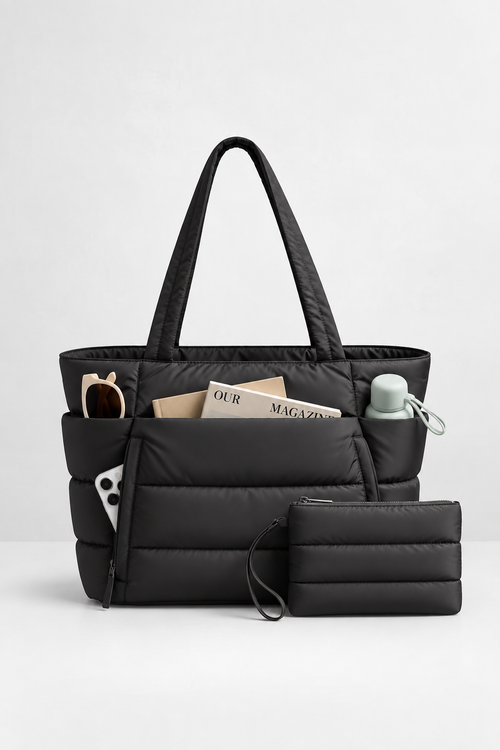 Bolso Tote acolchado ideal para trabajo y uso diario