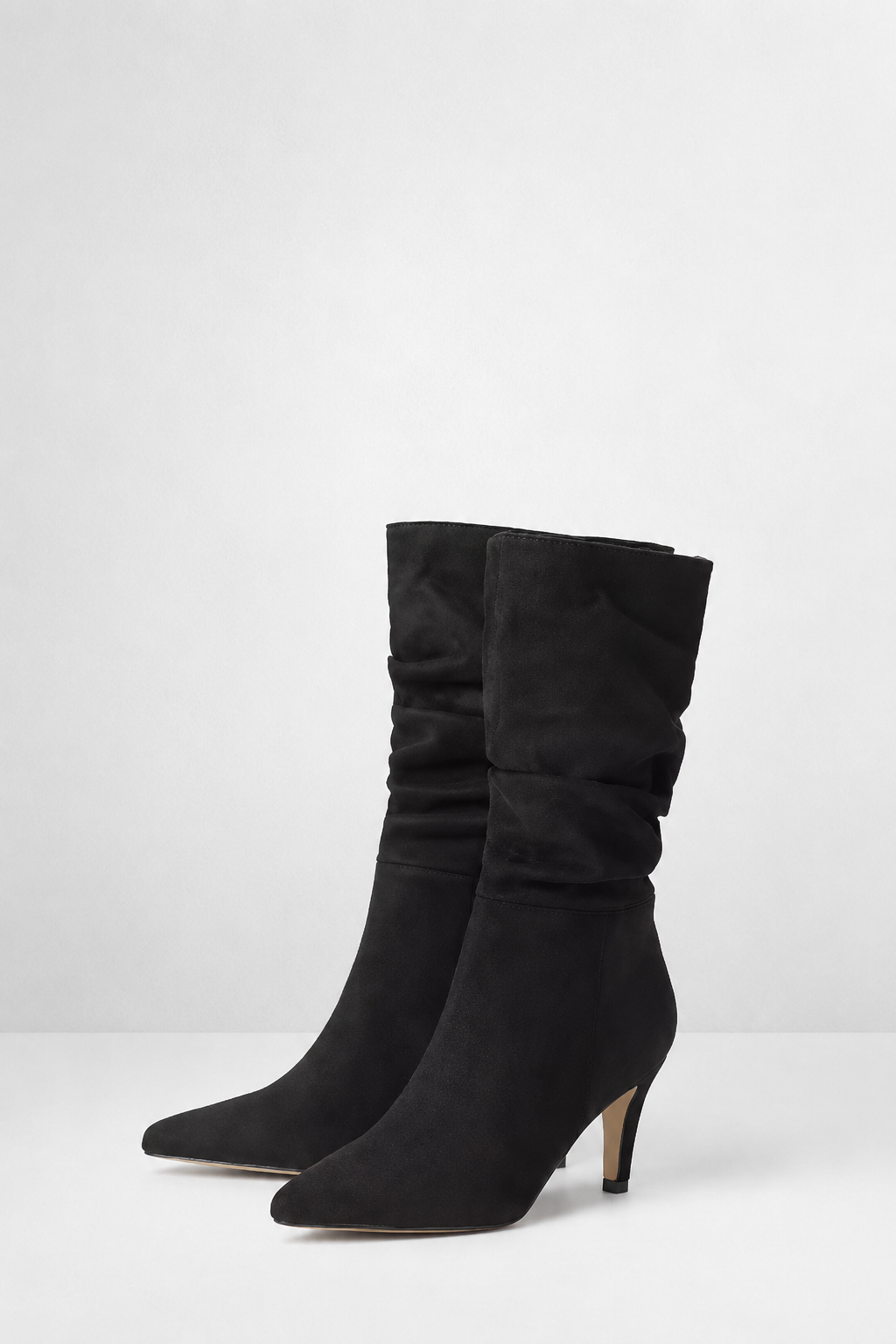 Botas/botines Plisados Tacón Fino