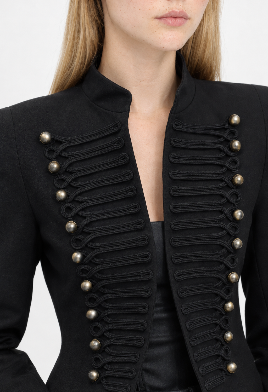 Chaqueta Napoleón Hombreras Negra