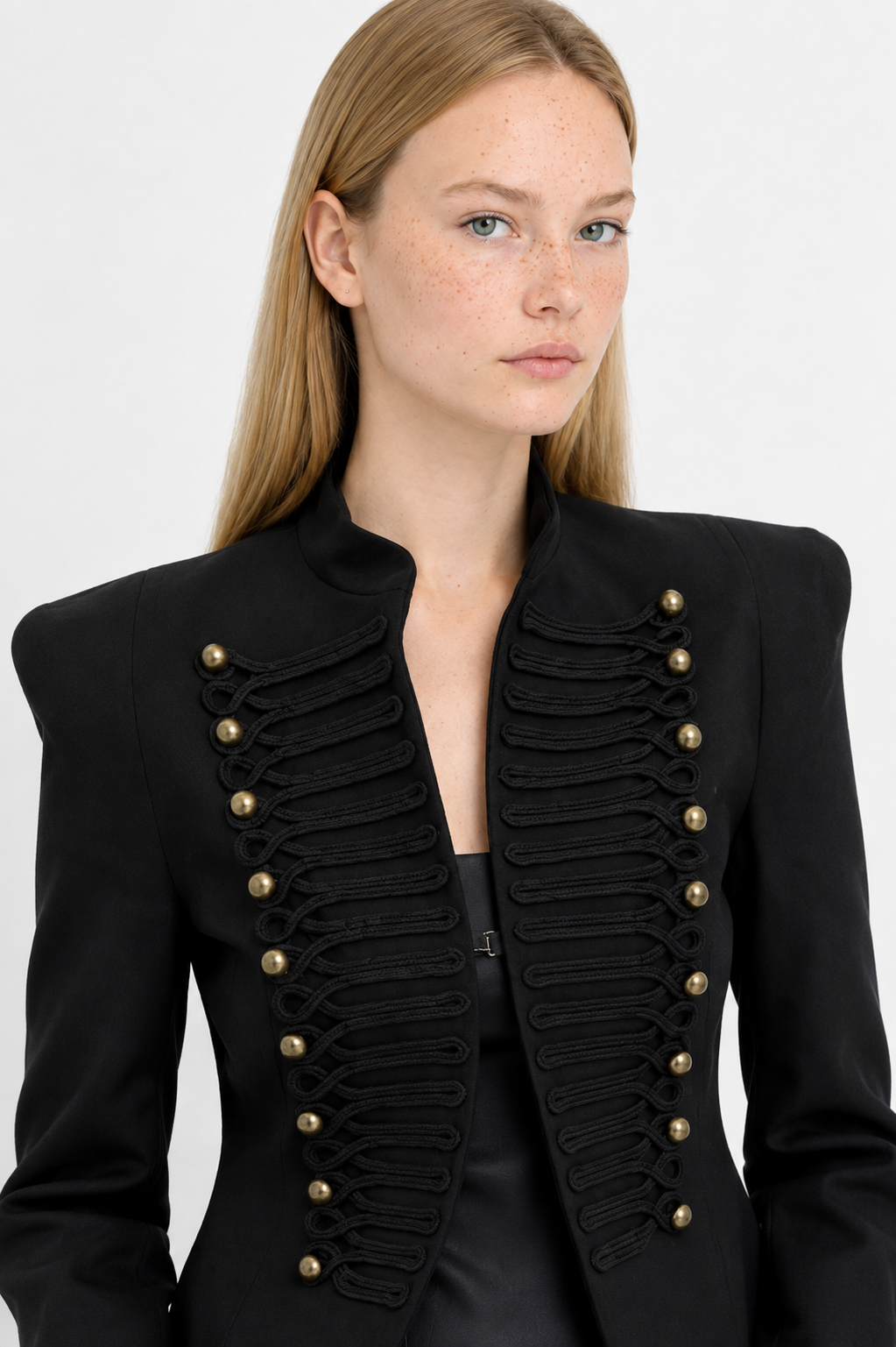 Chaqueta Napoleón Hombreras Negra