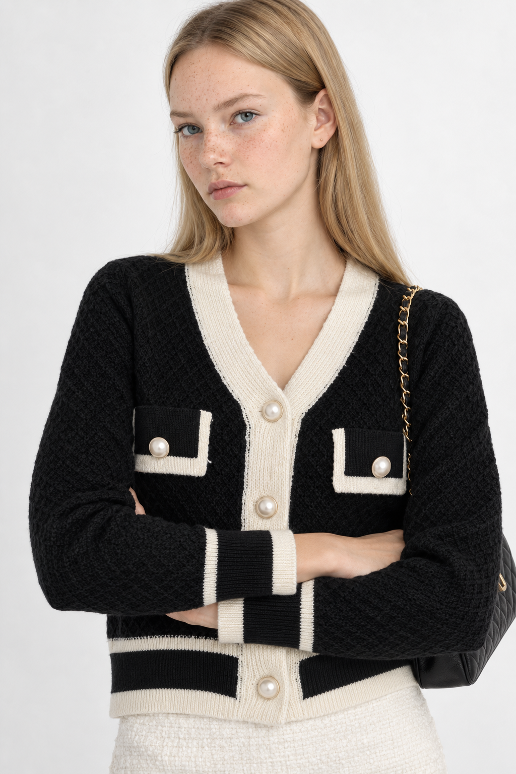 Jersey Punto Ribete Negro