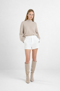 Shorts de cintura alta elegantes