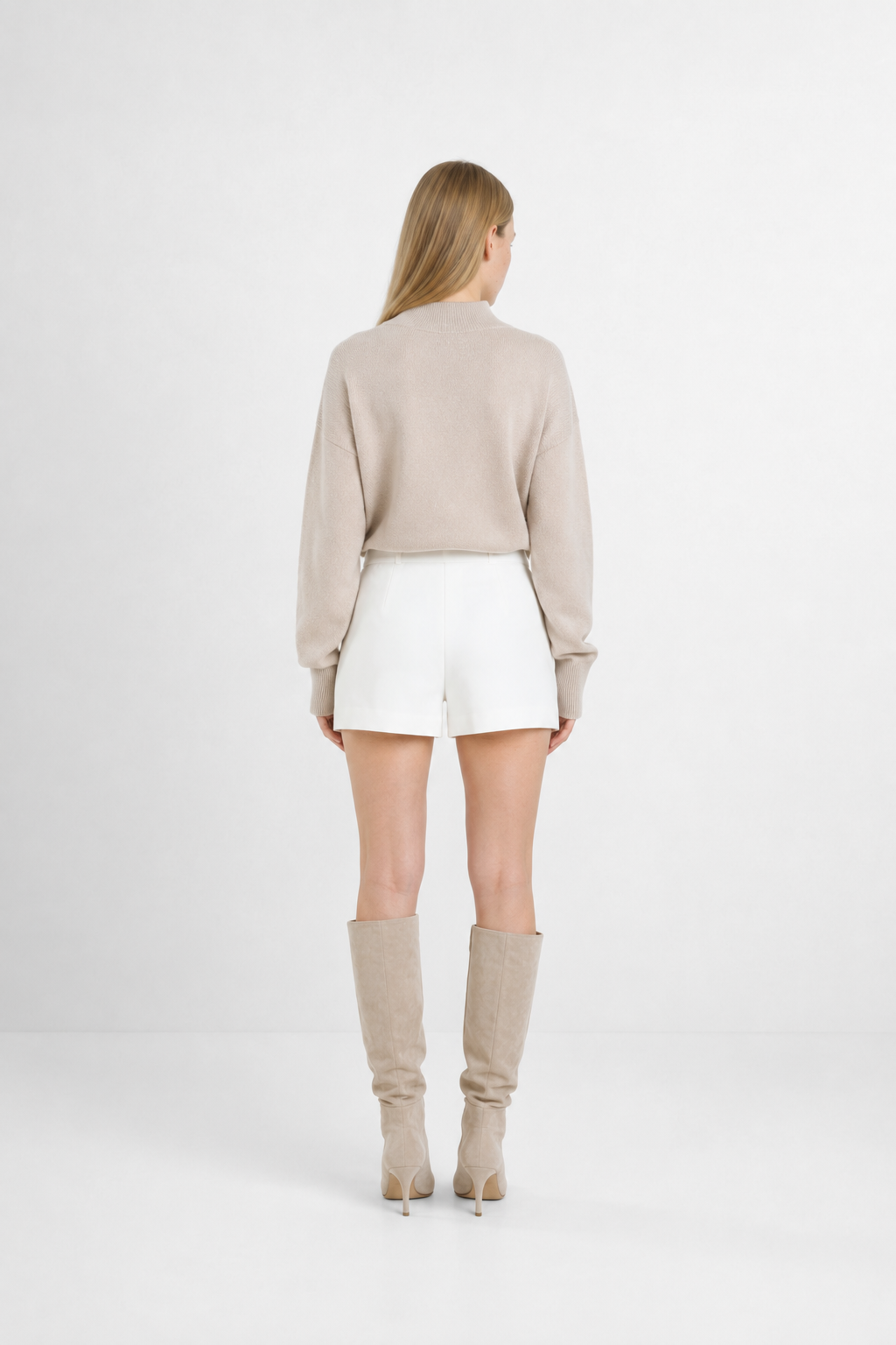 Shorts de cintura alta elegantes