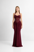 Vestido Valentina de escote halter