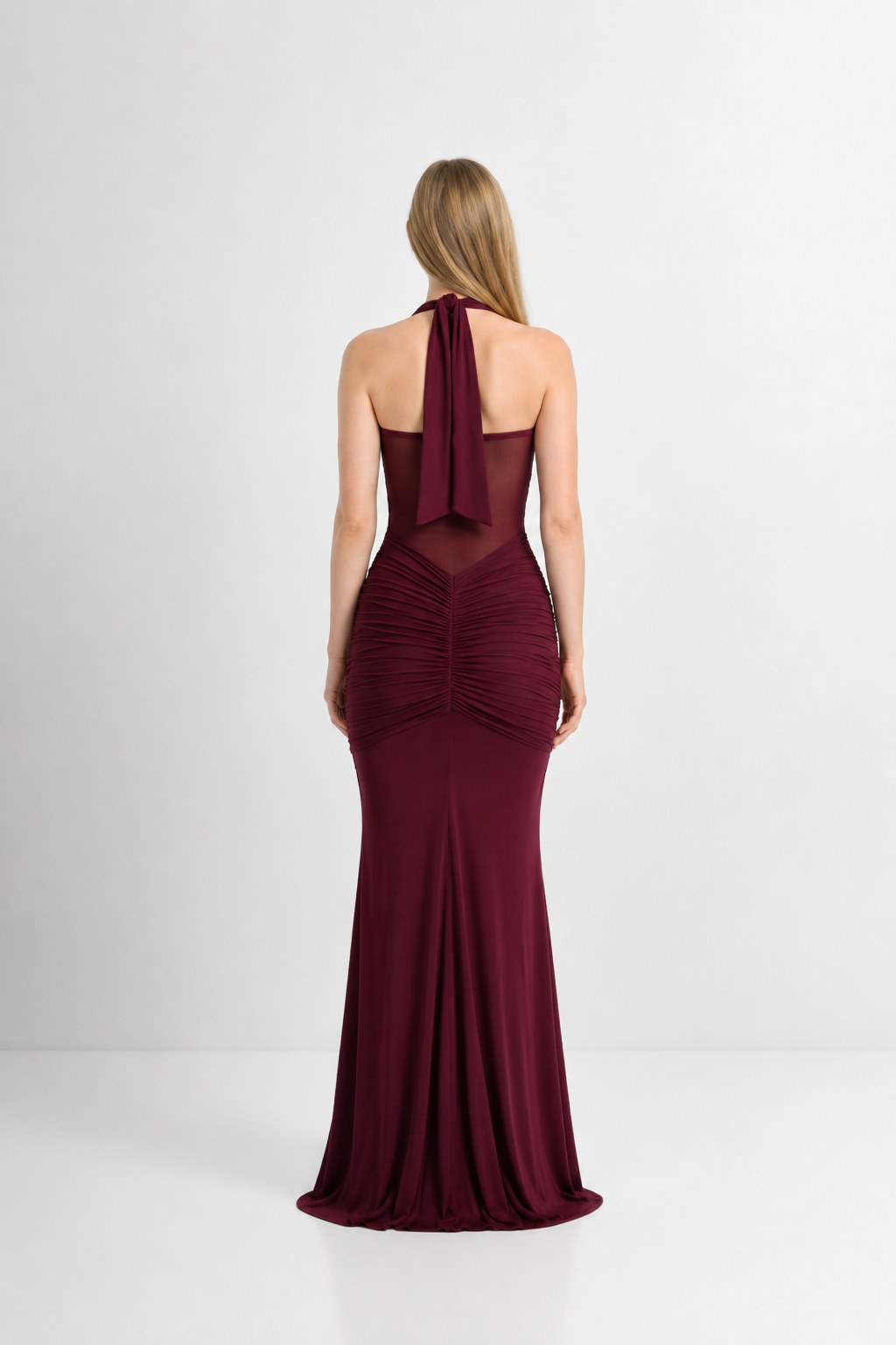 Vestido Valentina de escote halter