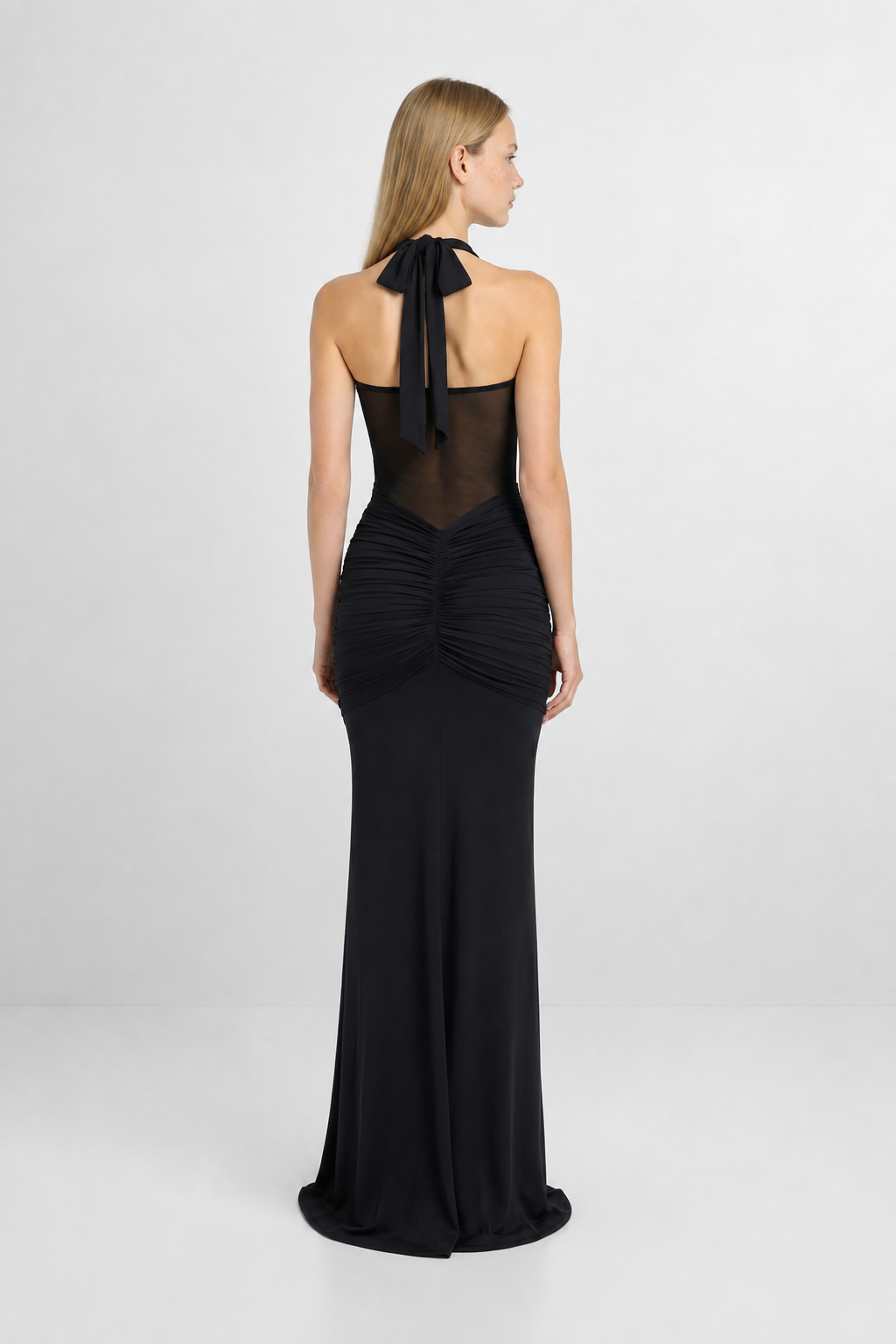 Vestido Valentina de escote halter